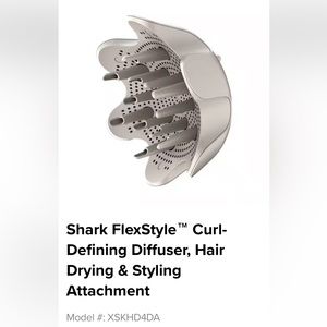 Shark Flex-style curl defining diffuser attachment